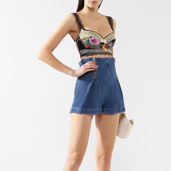 VERSACE Denim Shorts Size 26,29 Women's $595 - Picture 13 of 14